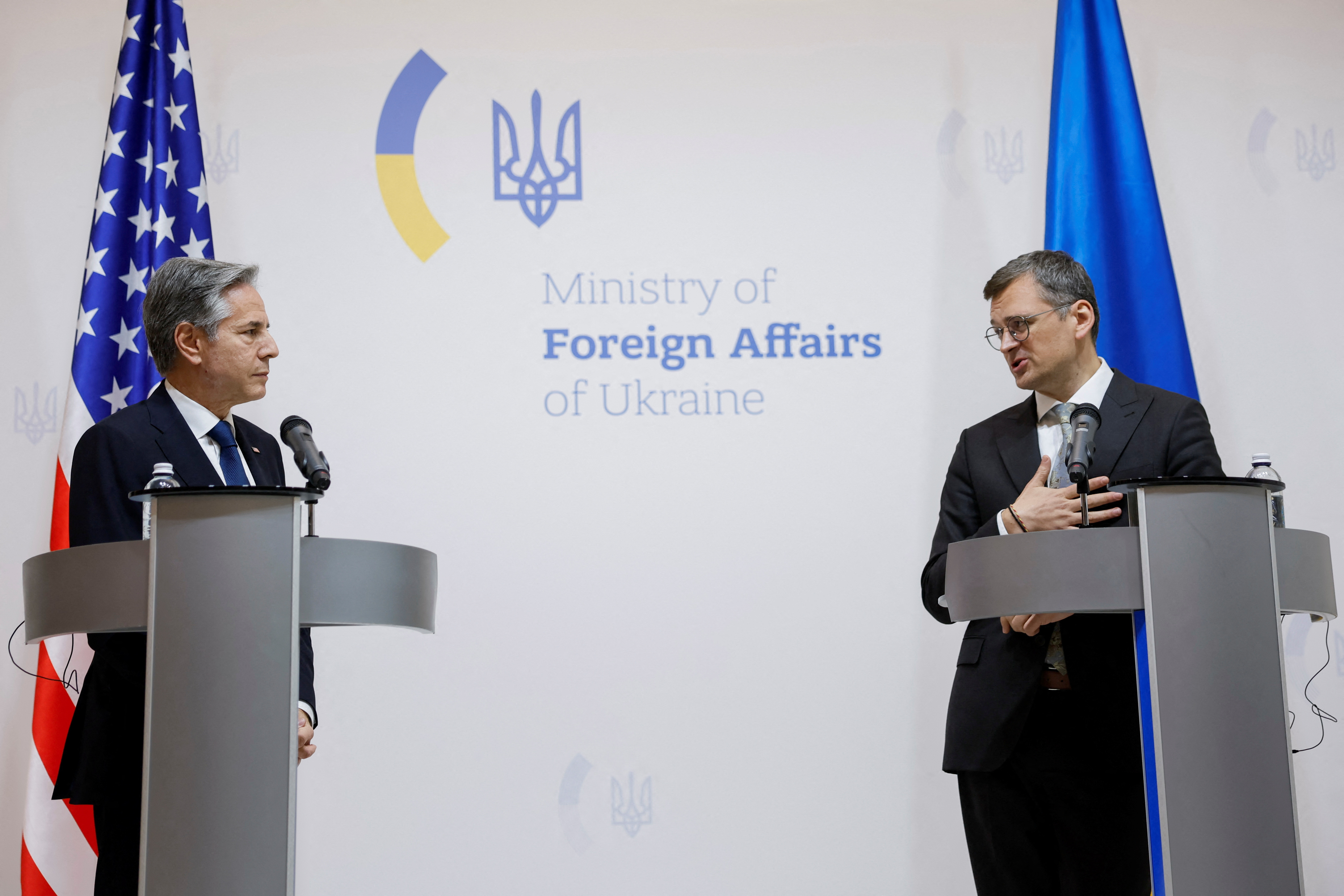 U.S. Secretary of State Blinken visits Kyiv