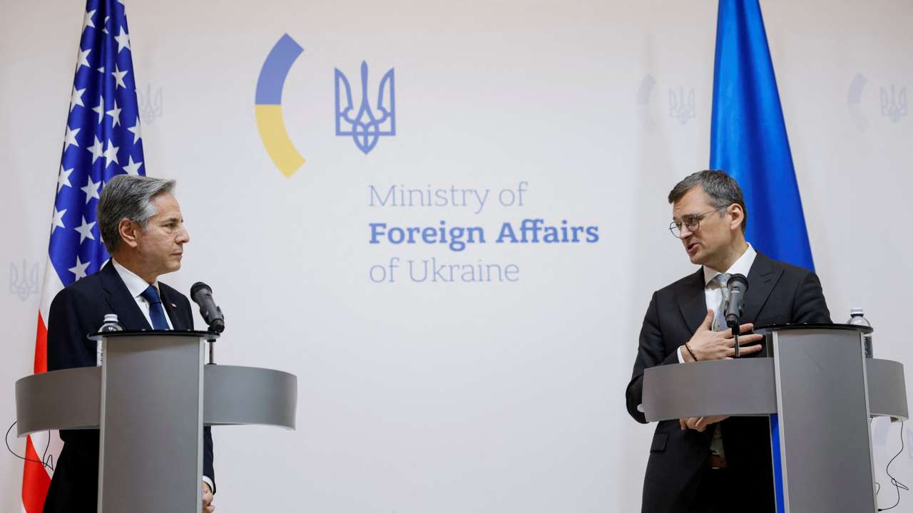 U.S. Secretary of State Blinken visits Kyiv