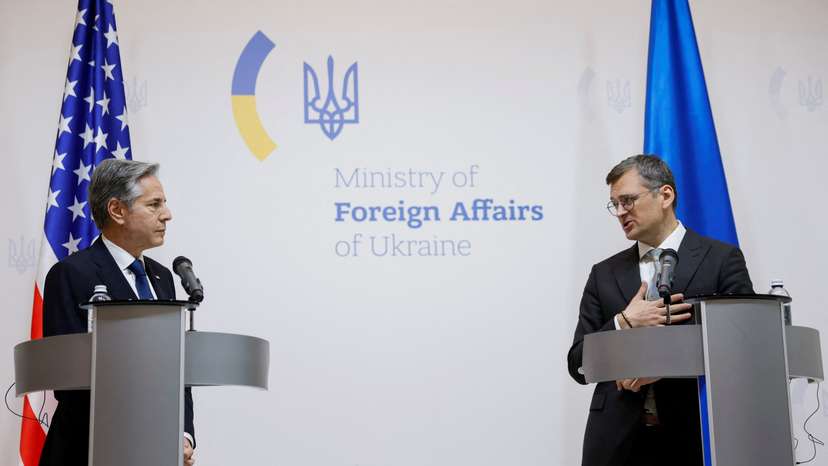 U.S. Secretary of State Blinken visits Kyiv