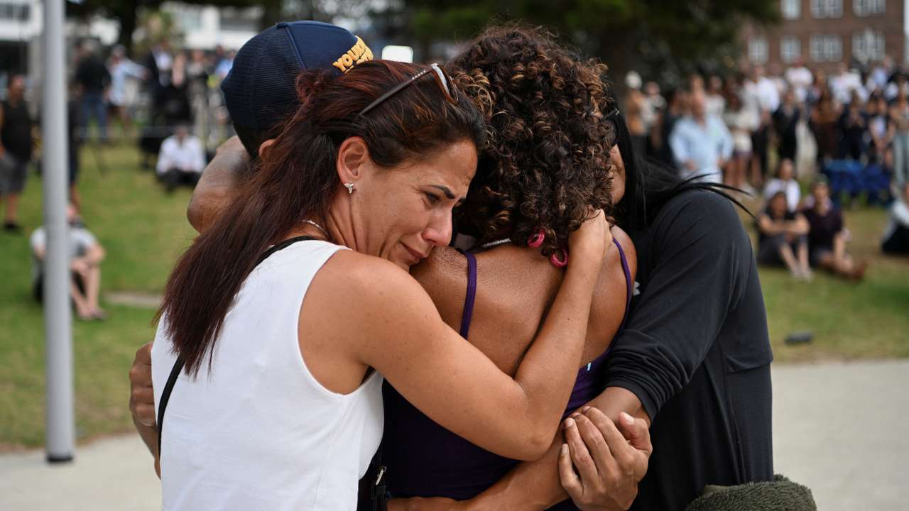Aftermath of shooting incident at Bondi Beach, in Sydney