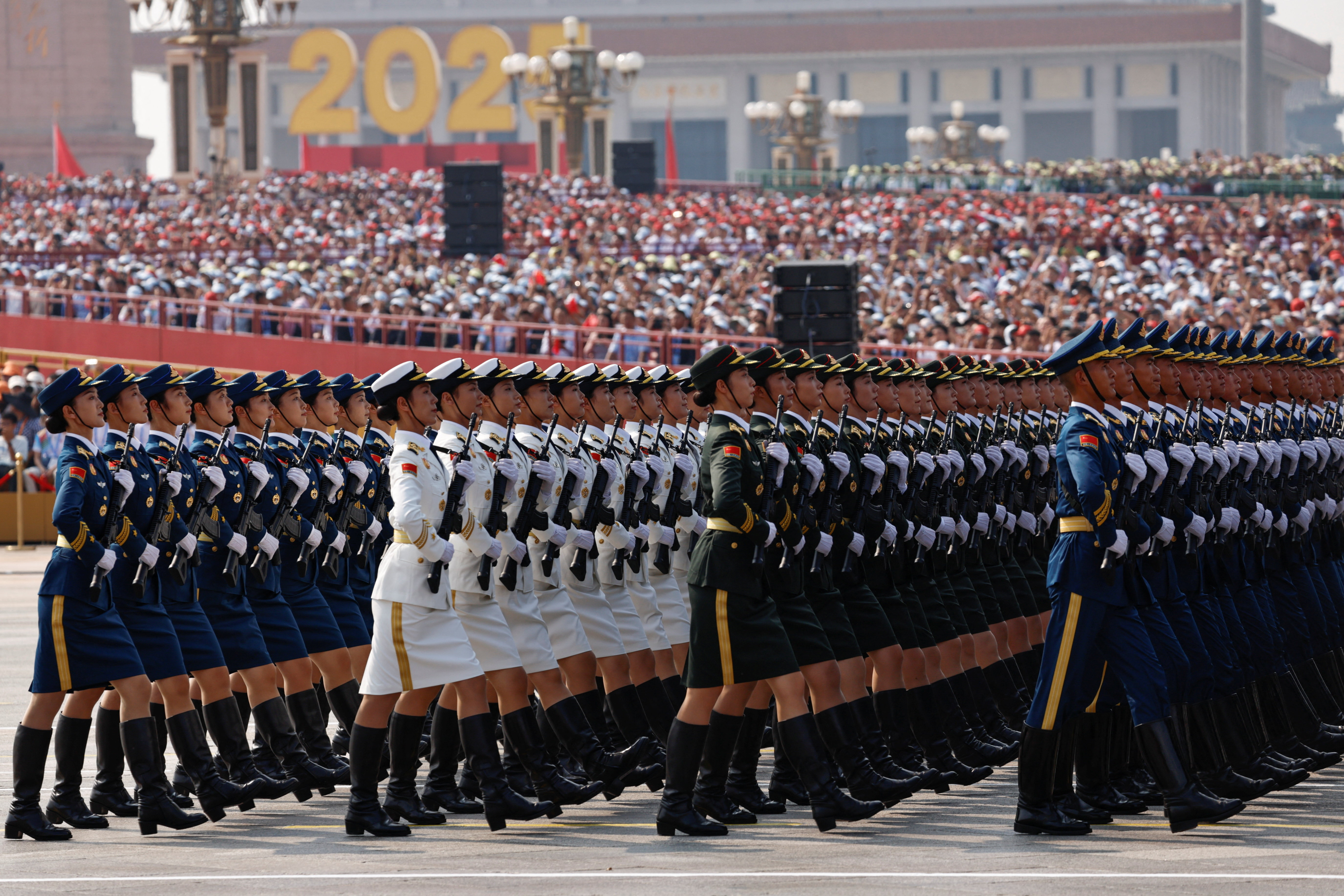 Military parade to mark the 80th anniversary of the end of World War Two, in Beijing