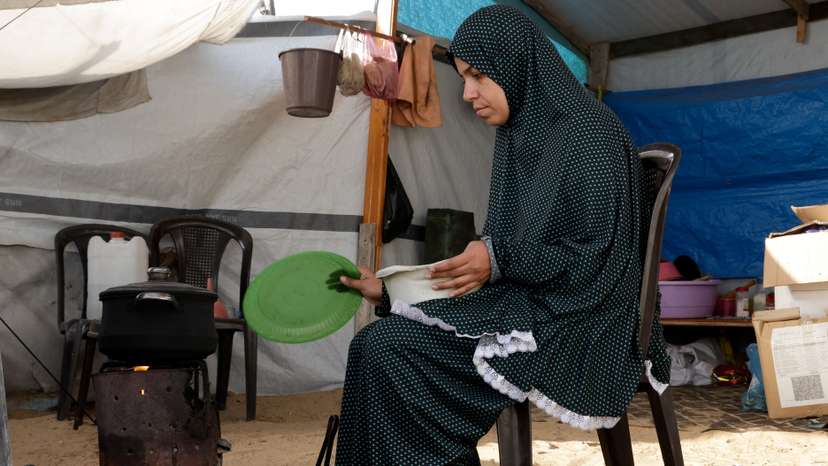 Gaza's hunger crisis causes collapse in health, with Israel blockading aid supplies, in Khan Younis