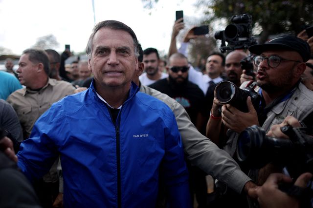 Former Brazil's President Bolsonaro visits the Capital Moto Week in Brasilia