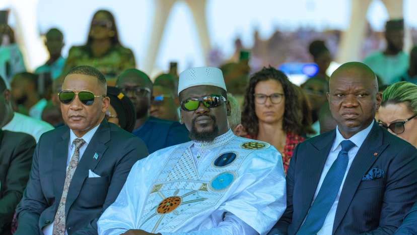 Guinea and Gabon presidents