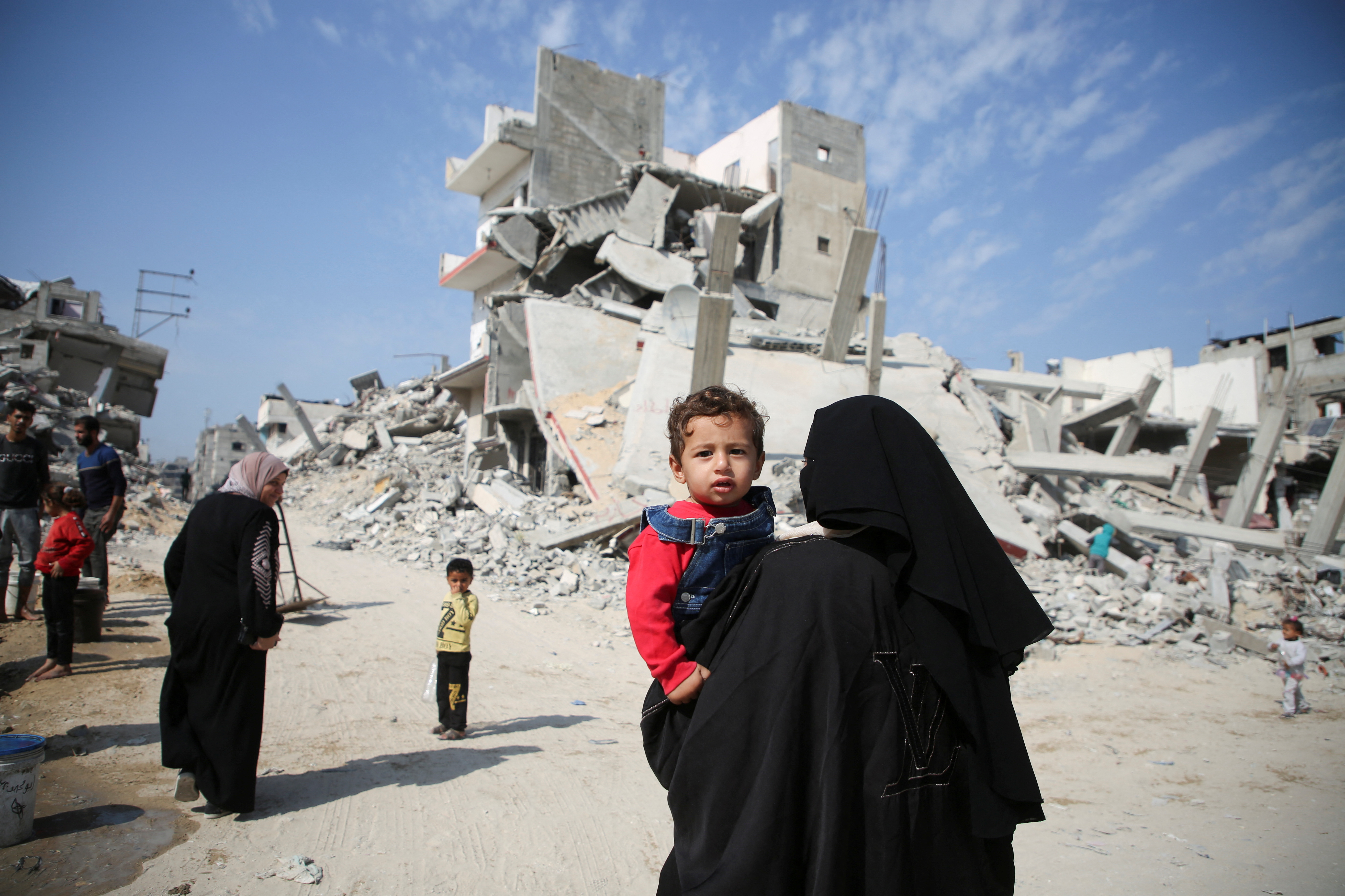 Scenes of destruction from Gaza