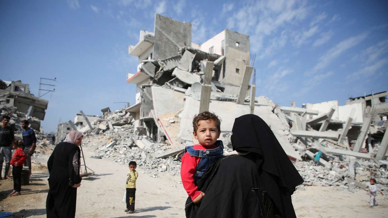 Scenes of destruction from Gaza