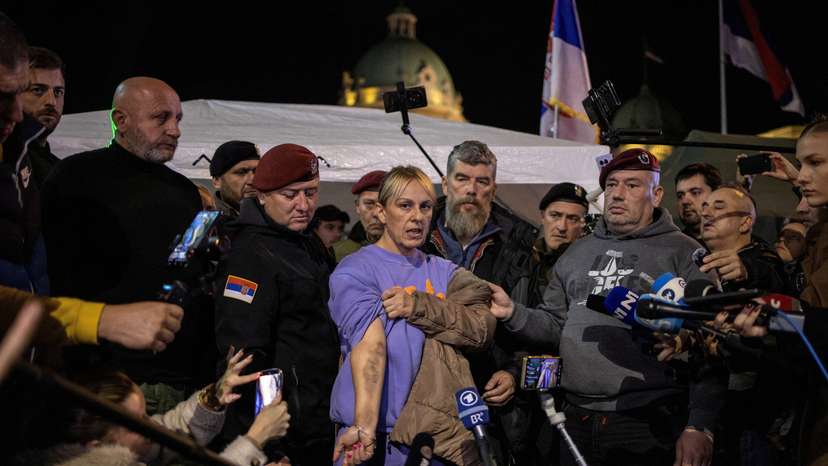 Dijana Hrka, mother of one of the victims of the fatal November 2024 railway station canopy collapse, ends her hunger strike in Belgrade