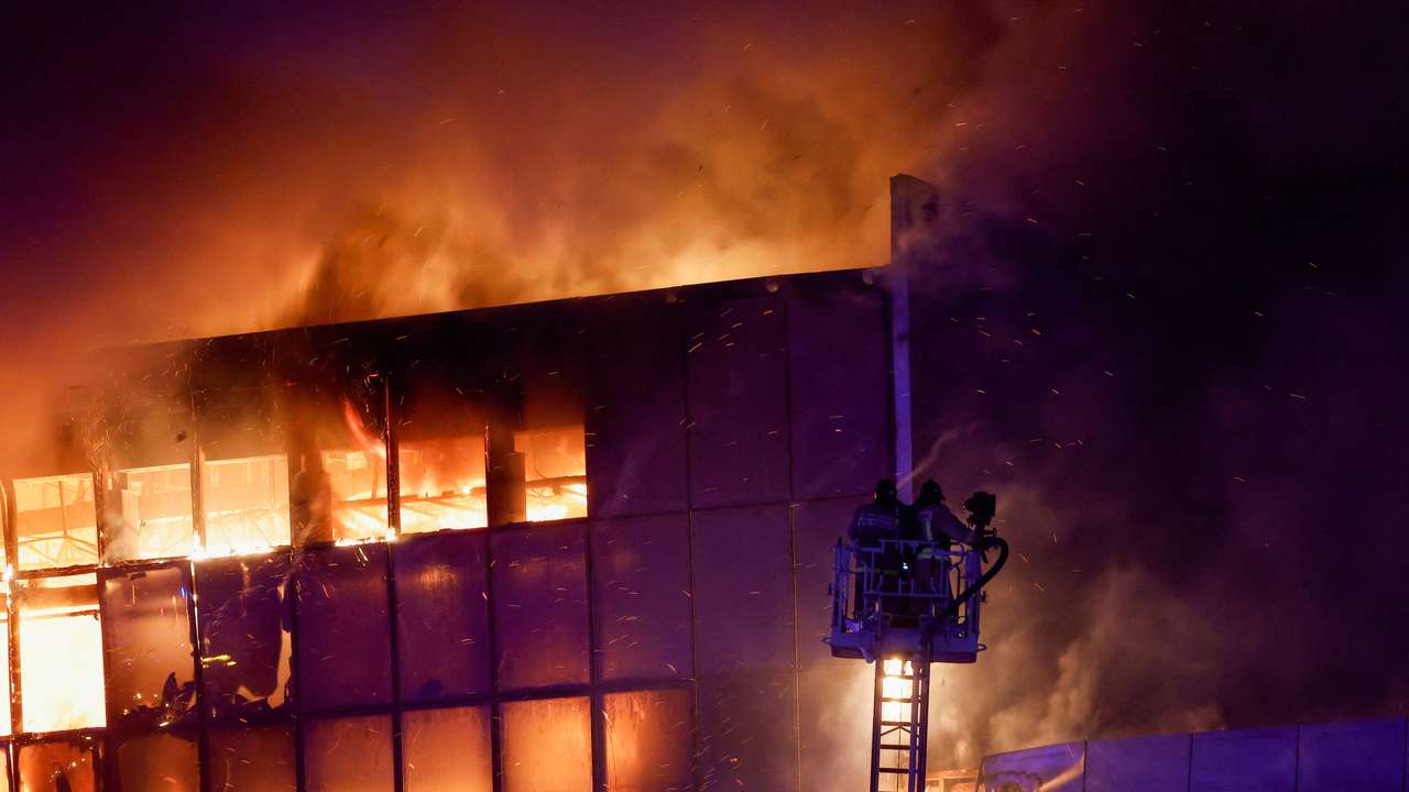 Gunmen open fire at people at concert hall near Moscow