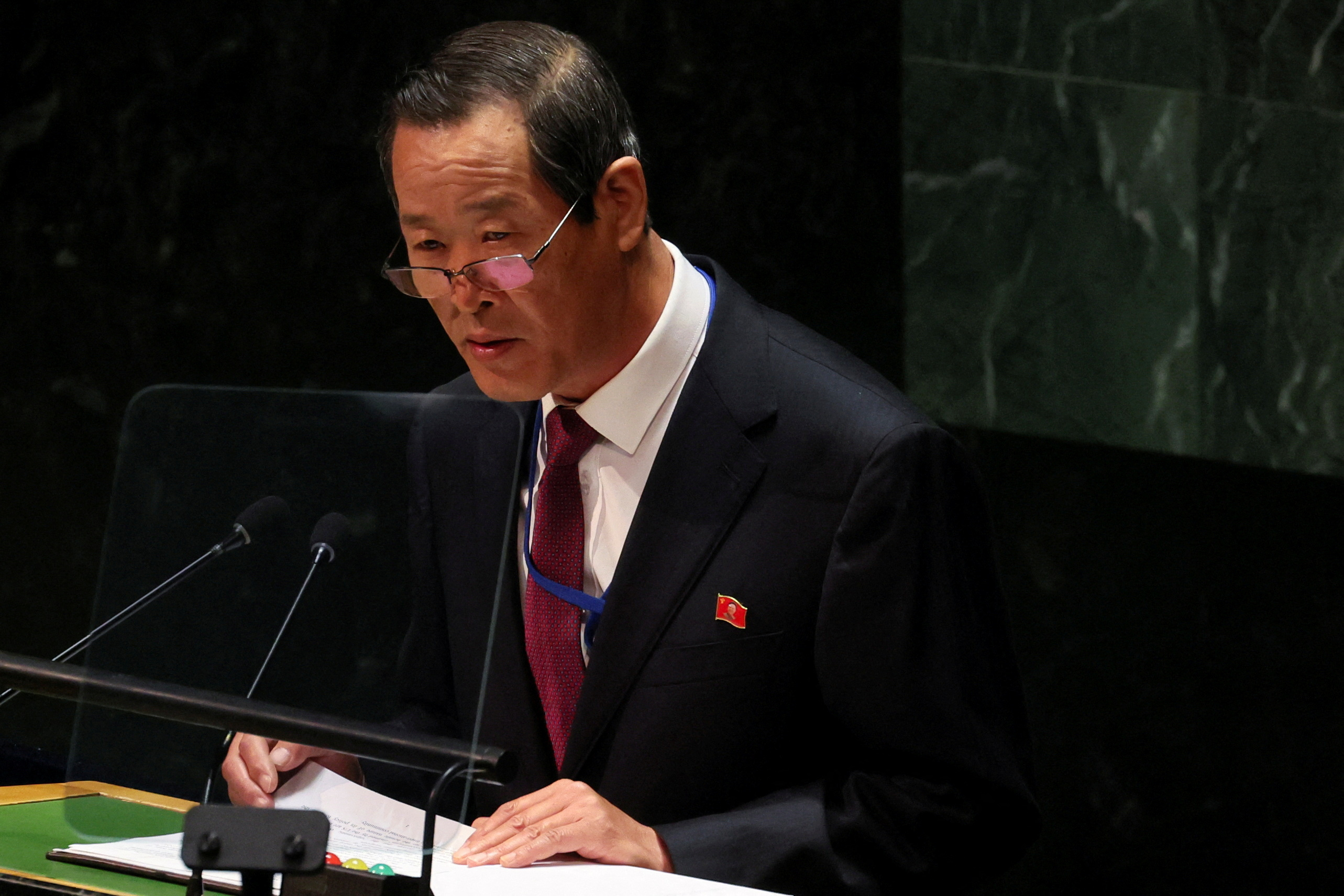 FILE PHOTO: United Nations General Assembly meets at U.N. headquarters in New York