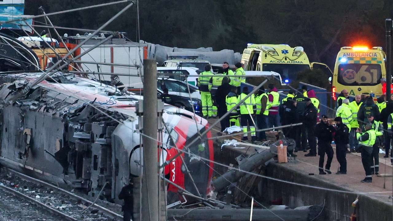 Two high-speed trains derail in Spain