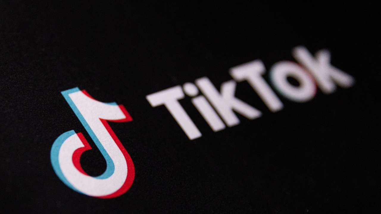 Illustration shows TikTok logo