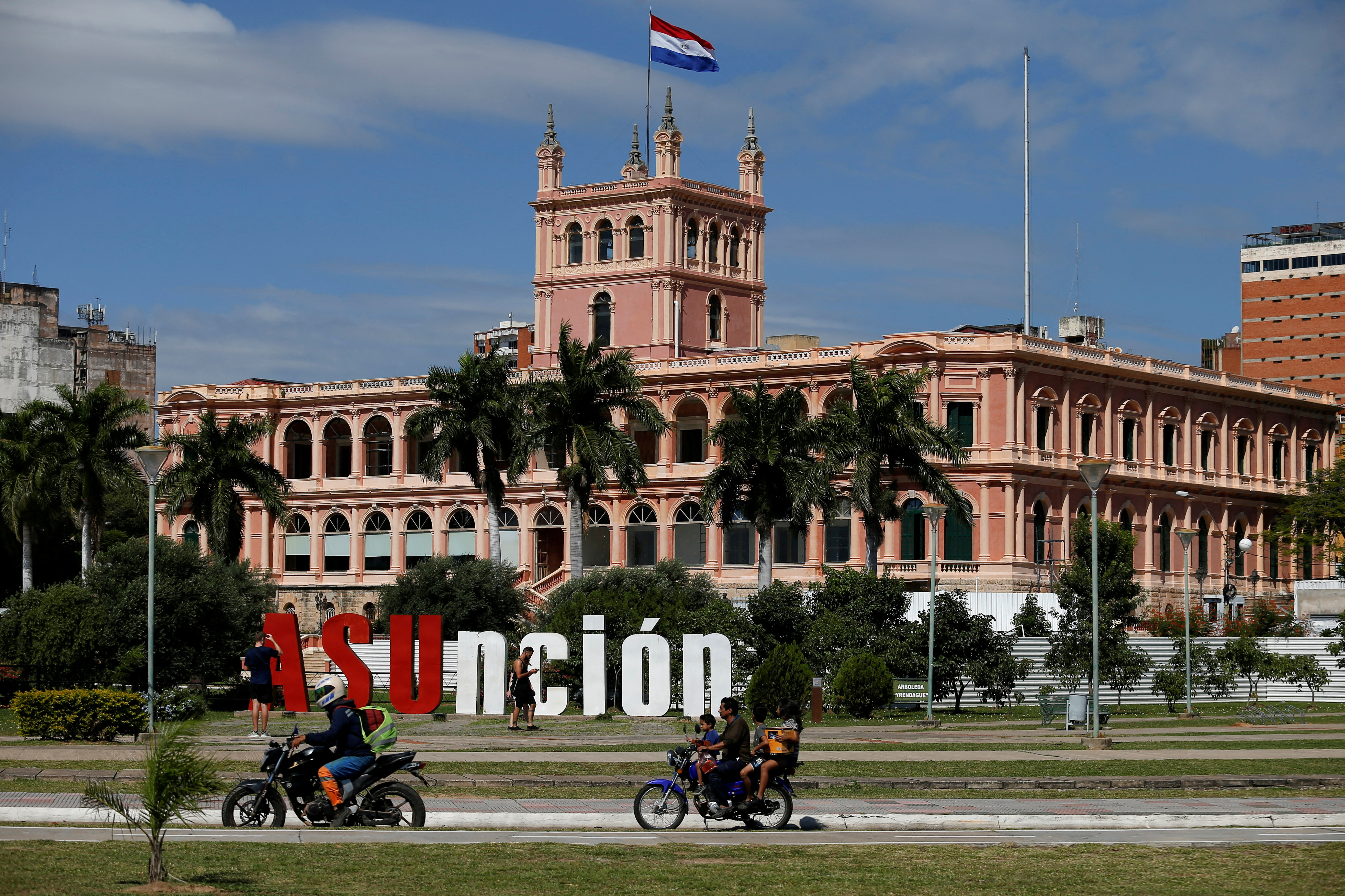 FILE PHOTO: A day before the presidential elections, in Asuncion