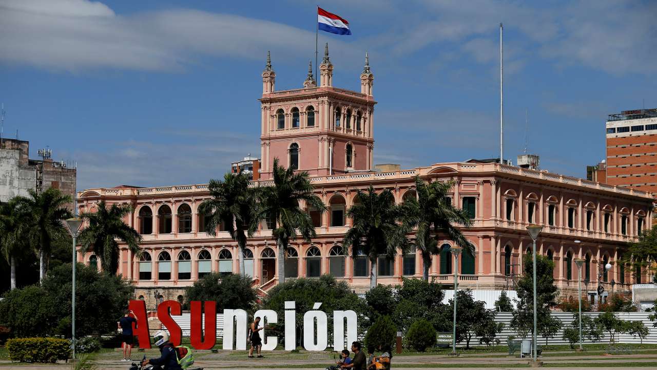 FILE PHOTO: A day before the presidential elections, in Asuncion