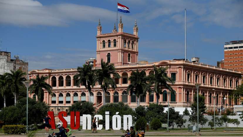 FILE PHOTO: A day before the presidential elections, in Asuncion