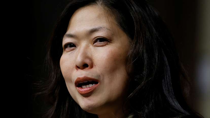 Canada's Minister of International Trade, Export Promotion, Small Business and Economic Development Mary Ng speaks at a Lunar New Year celebration in Ottawa