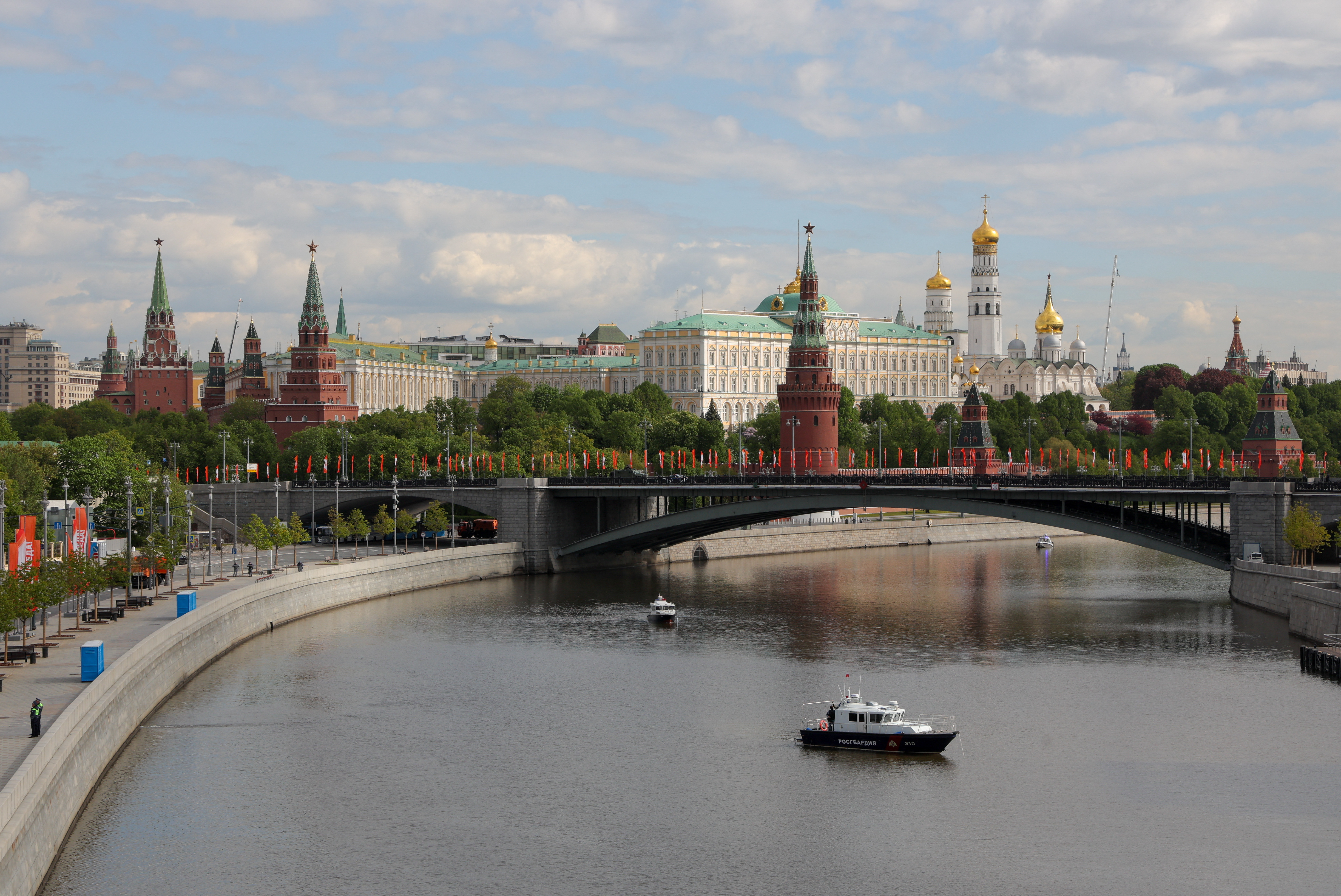 Rehearsal for Victory Day parade in Moscow