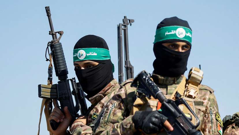 FILE PHOTO: Hamas armed wing holds military parade in Gaza