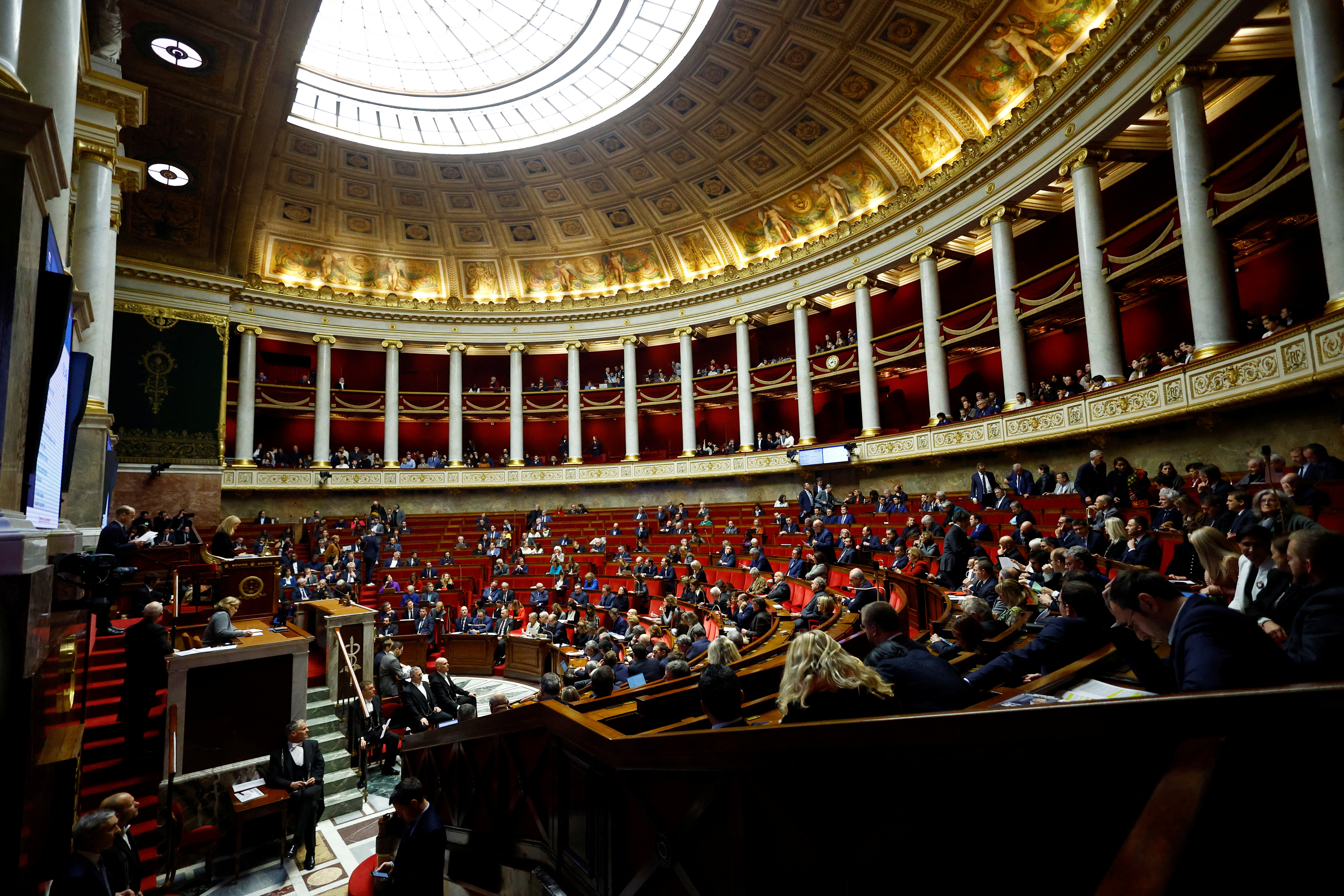 The questions to the government session at the National Assembly in Paris