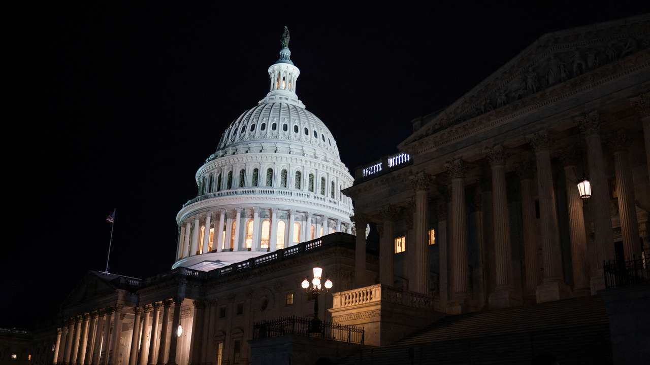 Senate Democrats hold press confrence on new foreign aid policy