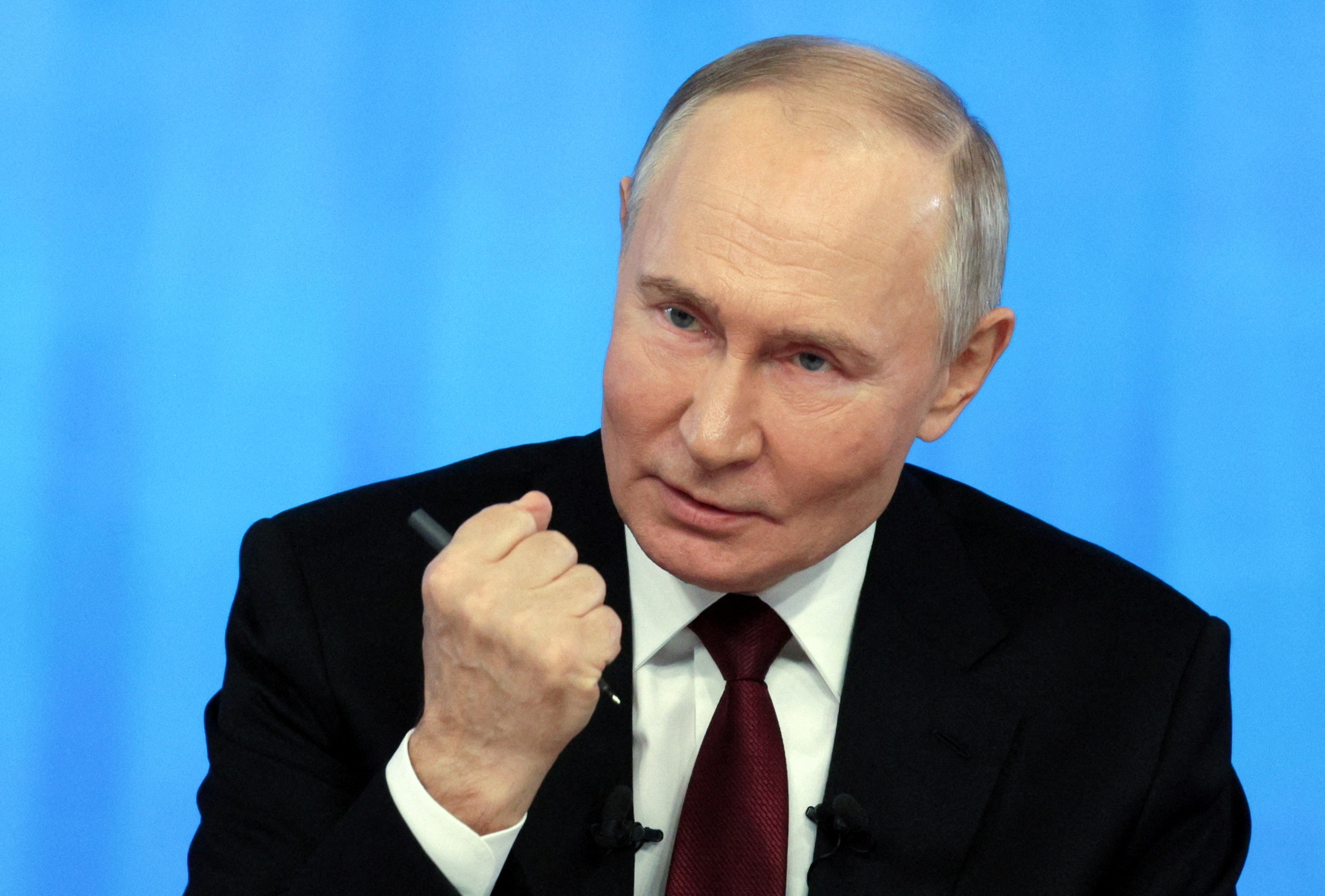 Russian President Putin holds his annual press conference
