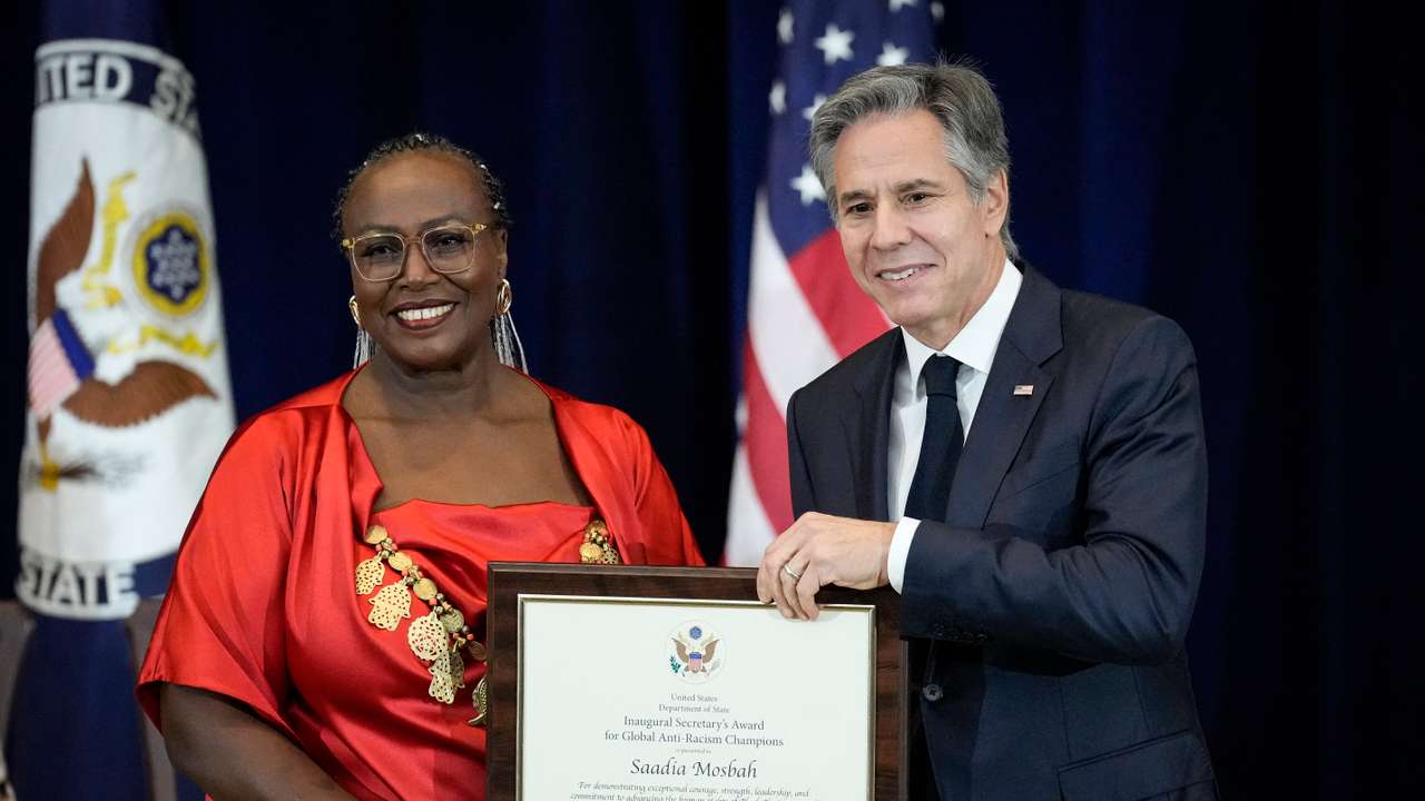 Antony Blinken Delivers Remarks At First Ceremony For Secretary Of State's Award For Global Anti-Racism Champions
