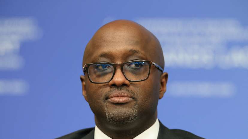 Rwanda's Foreign Minister Olivier Jean Patrick Nduhungirehe attends a conference to support for peace and prosperity in the Great Lakes region, in Paris
