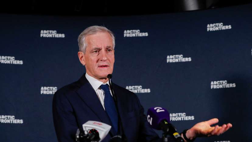 Prime Minister of Norway Jonas Gahr Store at the annual Arctic Frontiers Conference