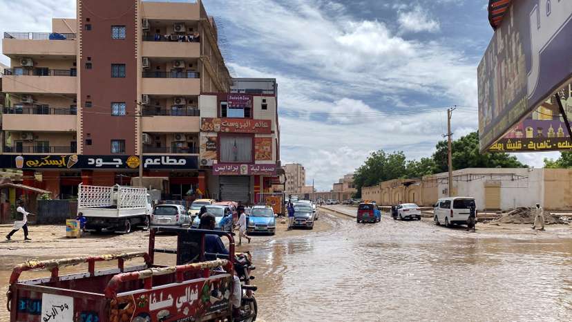 FILE PHOTO: Heavy rainfall in Kassala, eastern Sudan
