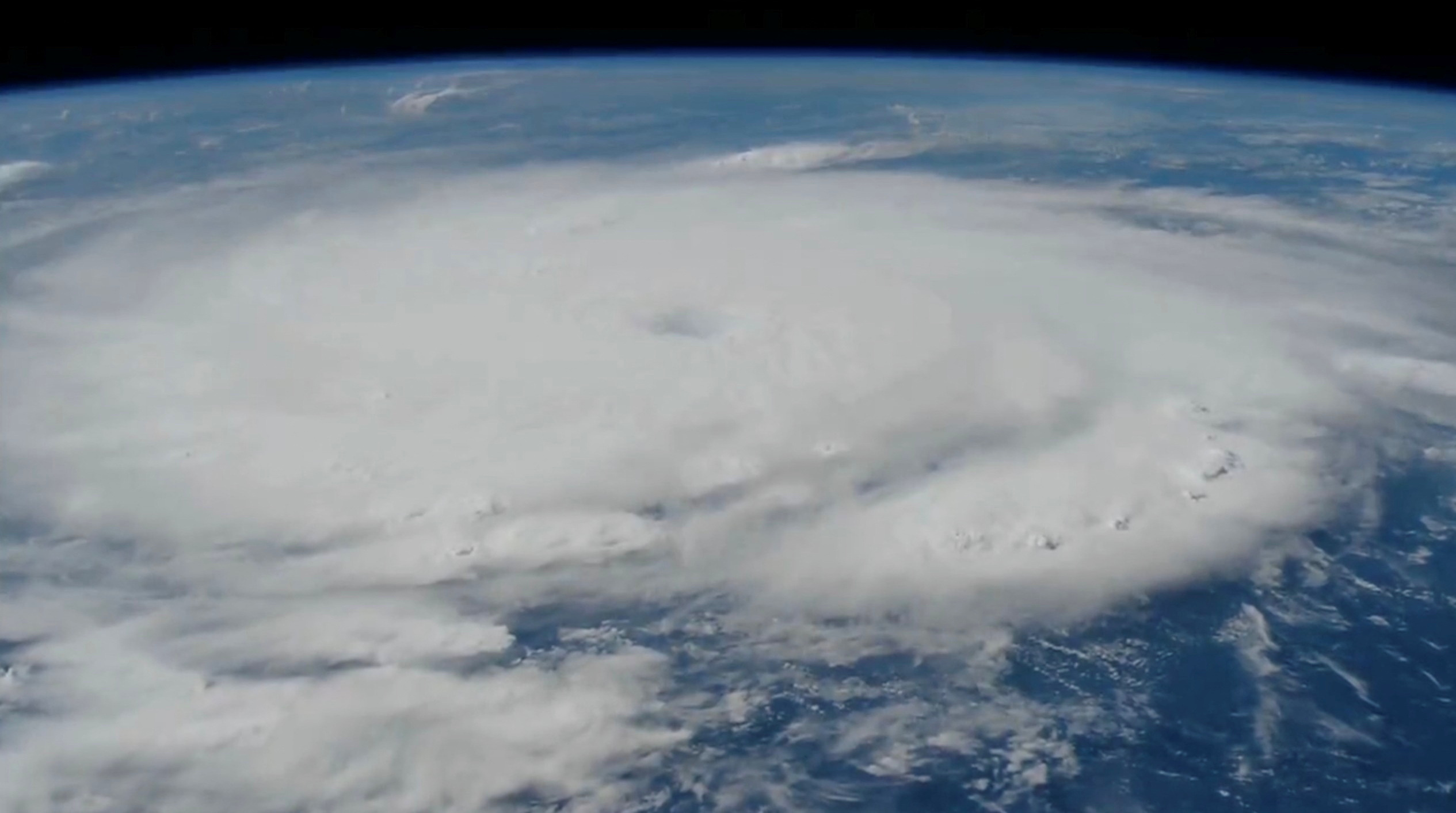 Hurricane Beryl is seen from Space