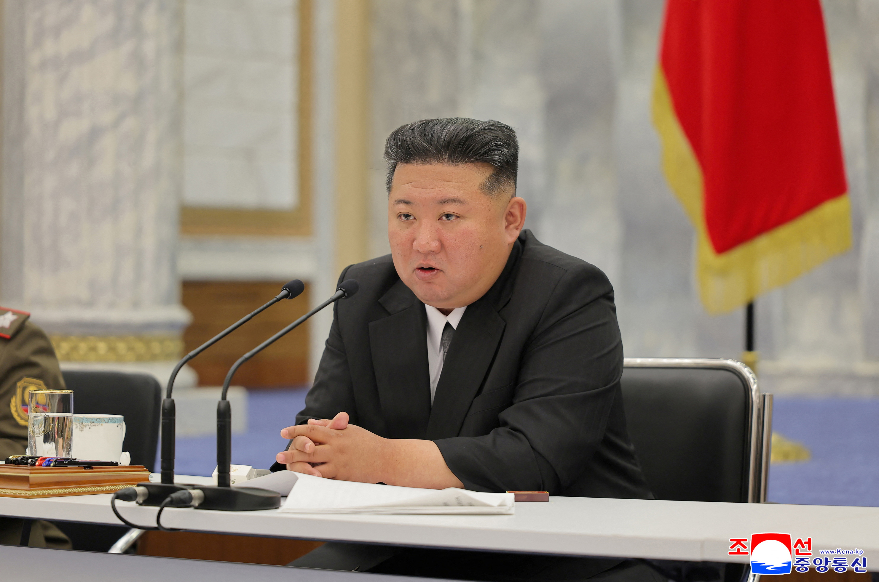 North Korea's Kim Jong Un leads meeting on strengthening military