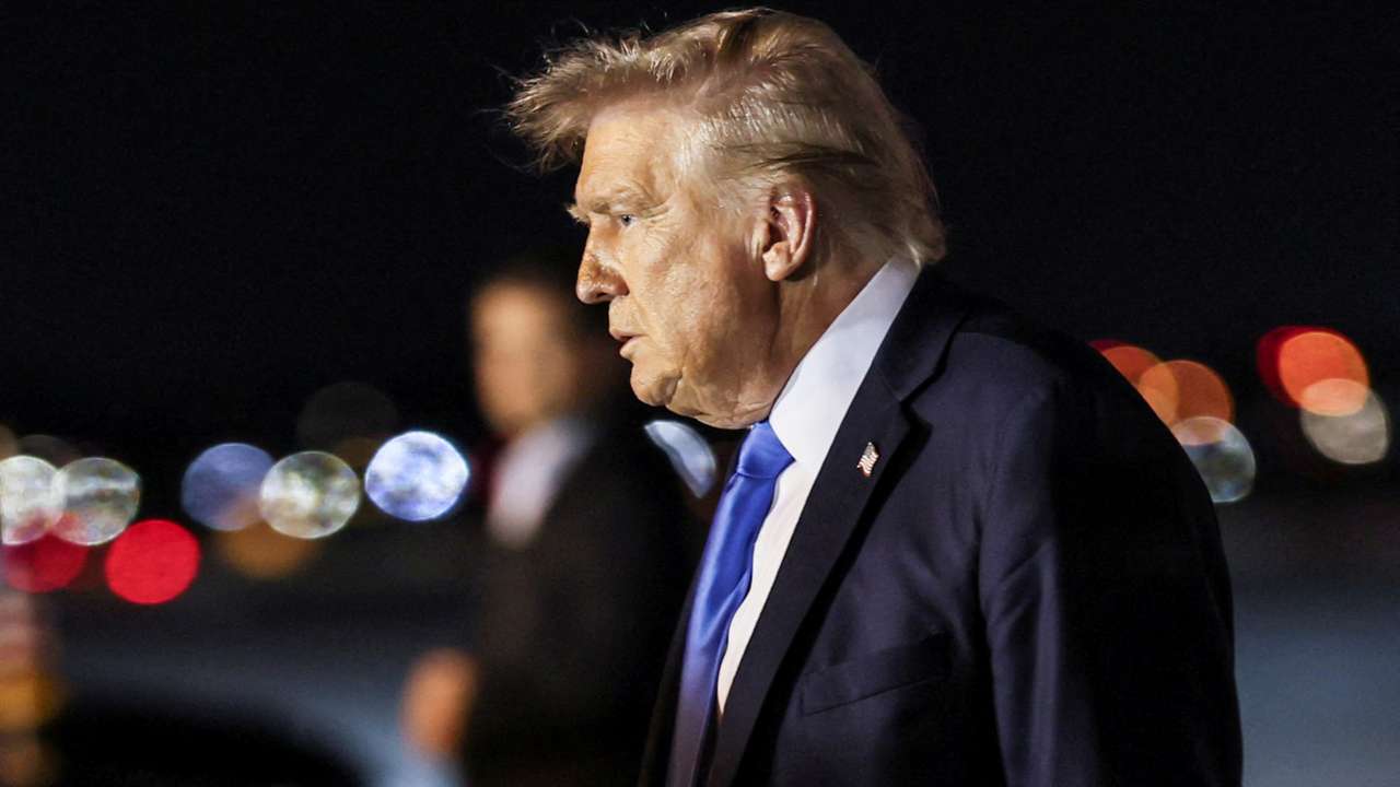 FILE PHOTO: U.S. President Trump in Palm Beach International Airport
