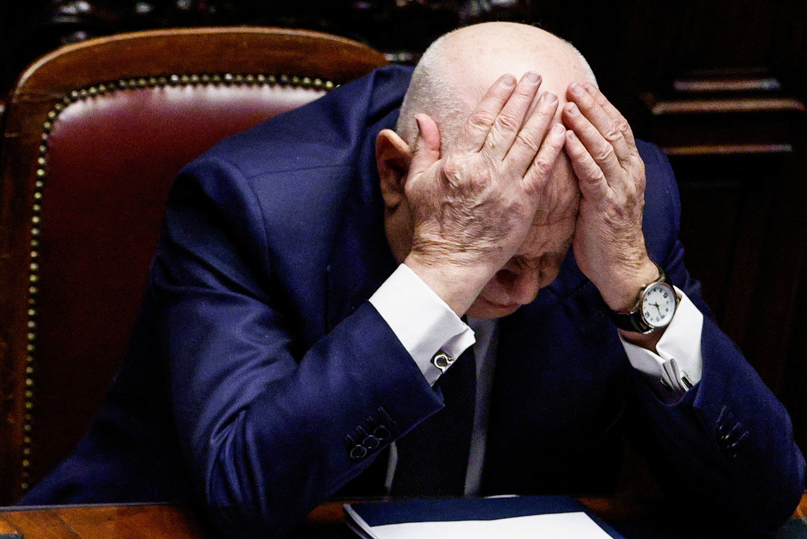 Italy's Interior Minister Piantedosi and Justice Minister Nordio address the lower house of parliament, in Rome