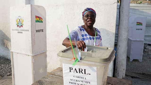 Ghana holds presidential and parliamentary election