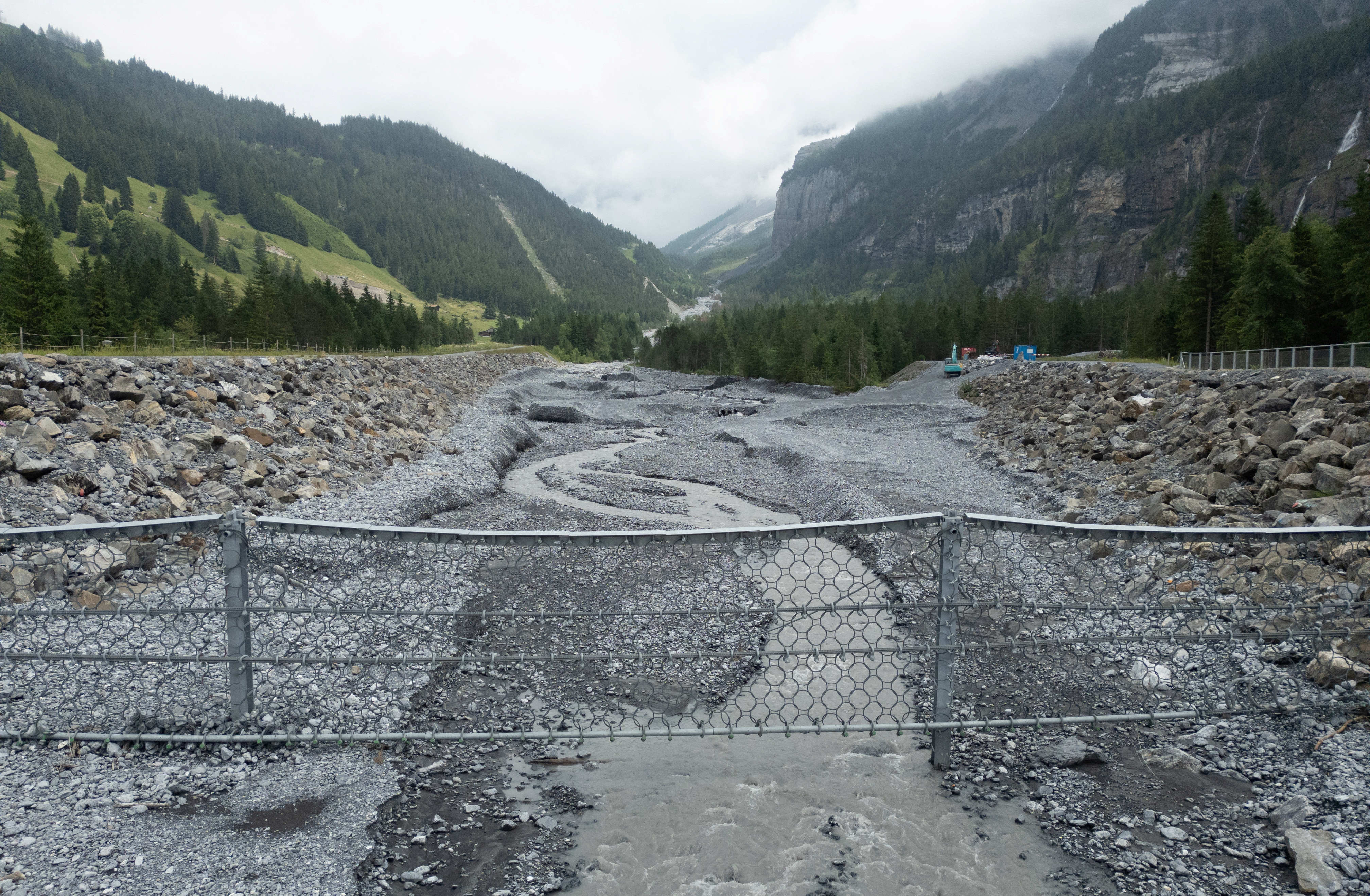 Swiss village's destruction tests Alpine early warning systems, in Kandersteg