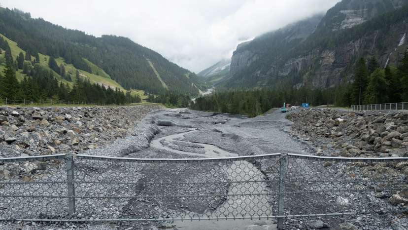 Swiss village's destruction tests Alpine early warning systems, in Kandersteg