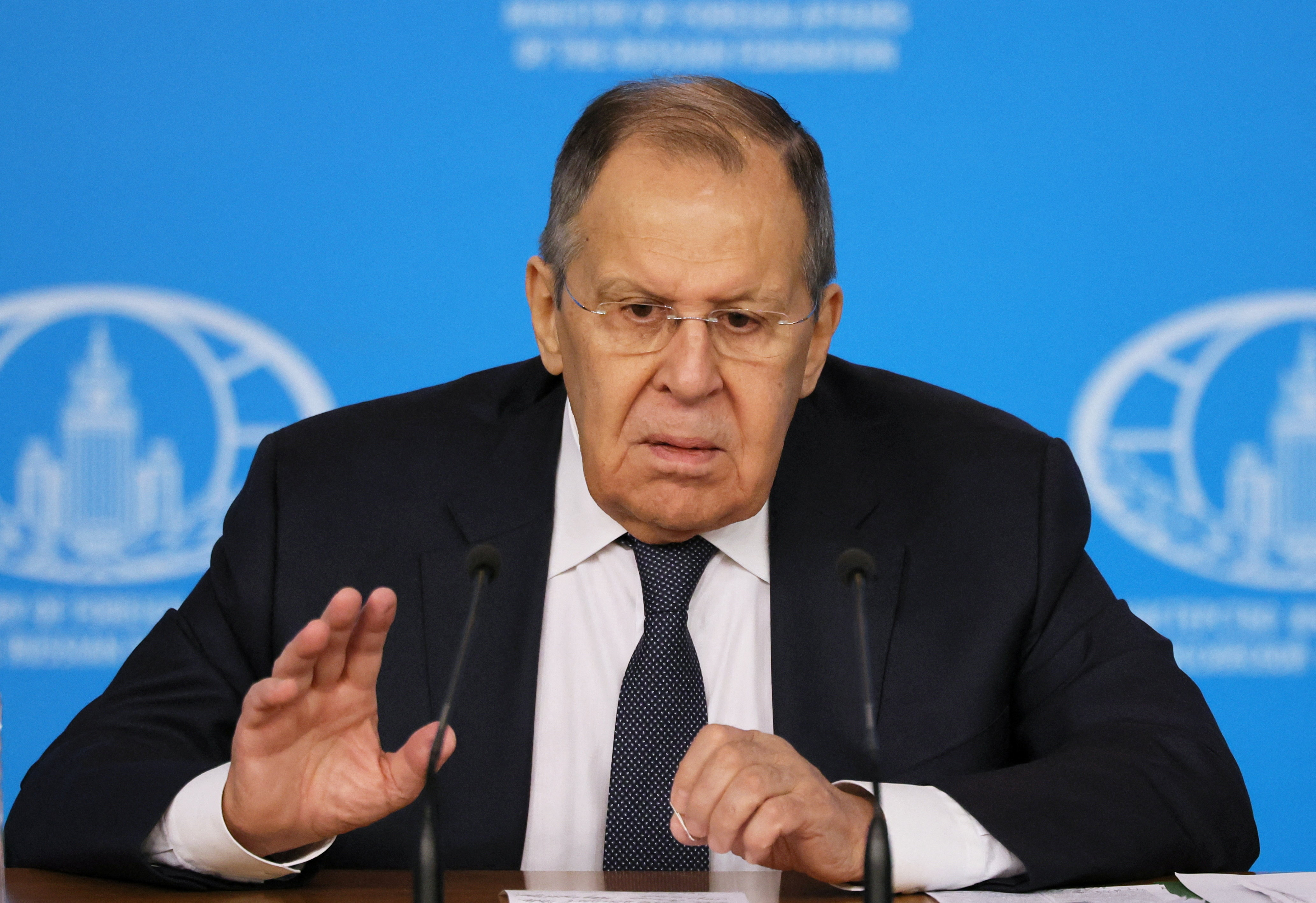 Russian Foreign Minister Lavrov holds annual press conference in Moscow