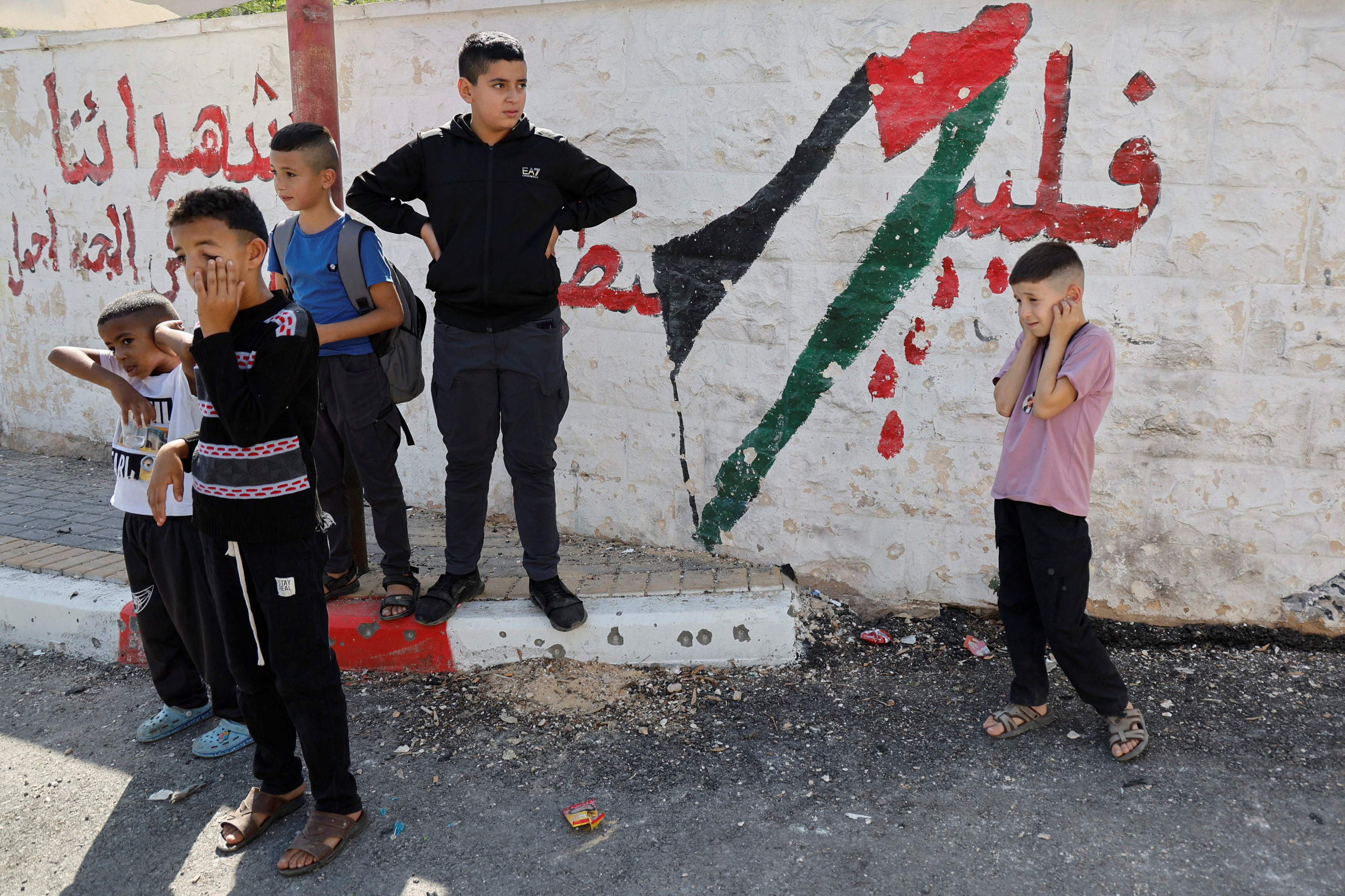 Funeral for Palestinians killed in Israeli strike in Jenin
