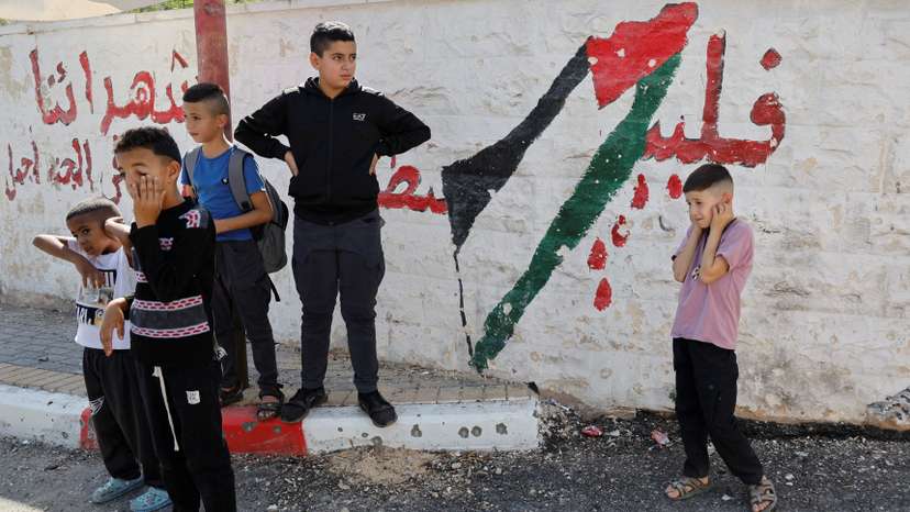 Funeral for Palestinians killed in Israeli strike in Jenin