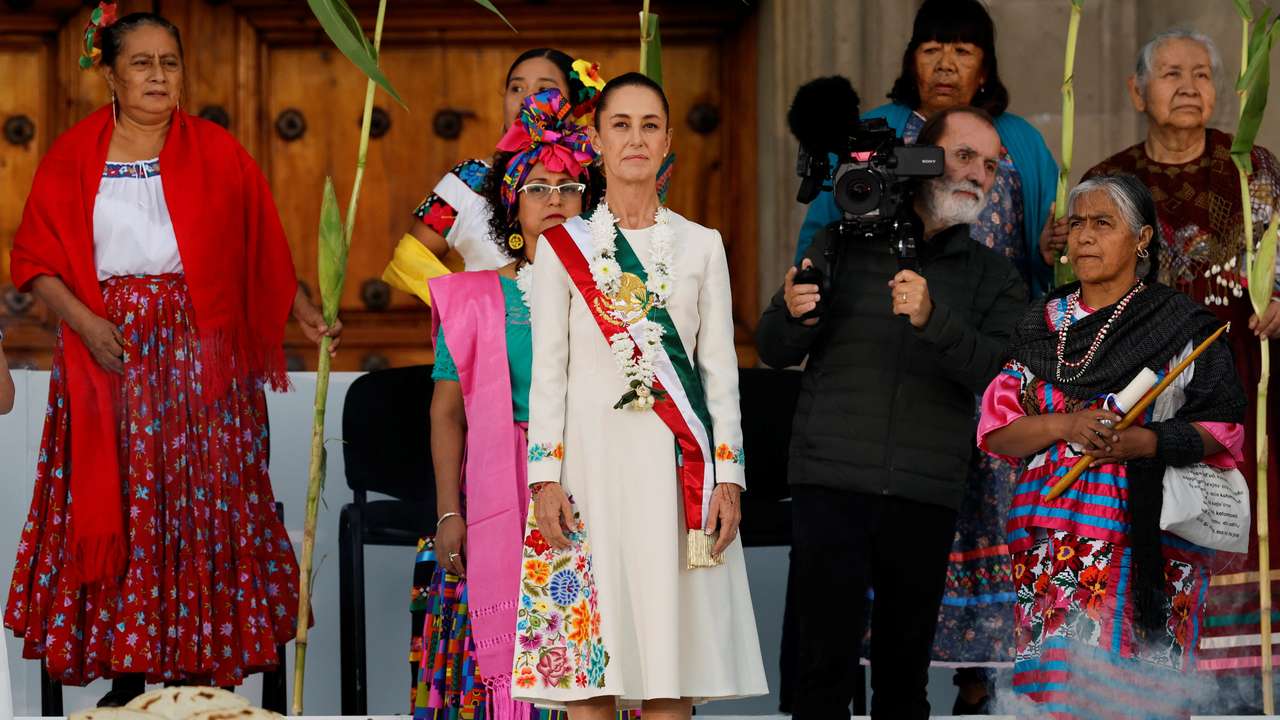 Claudia Sheinbaum takes office as Mexican president