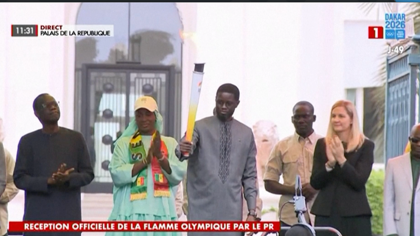 the Olympic flame Dakar 2026