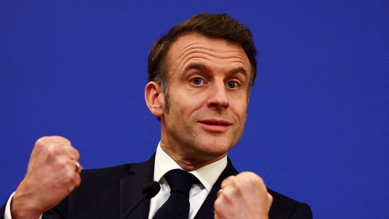 FILE PHOTO: French President Emmanuel Macron visits Portugal