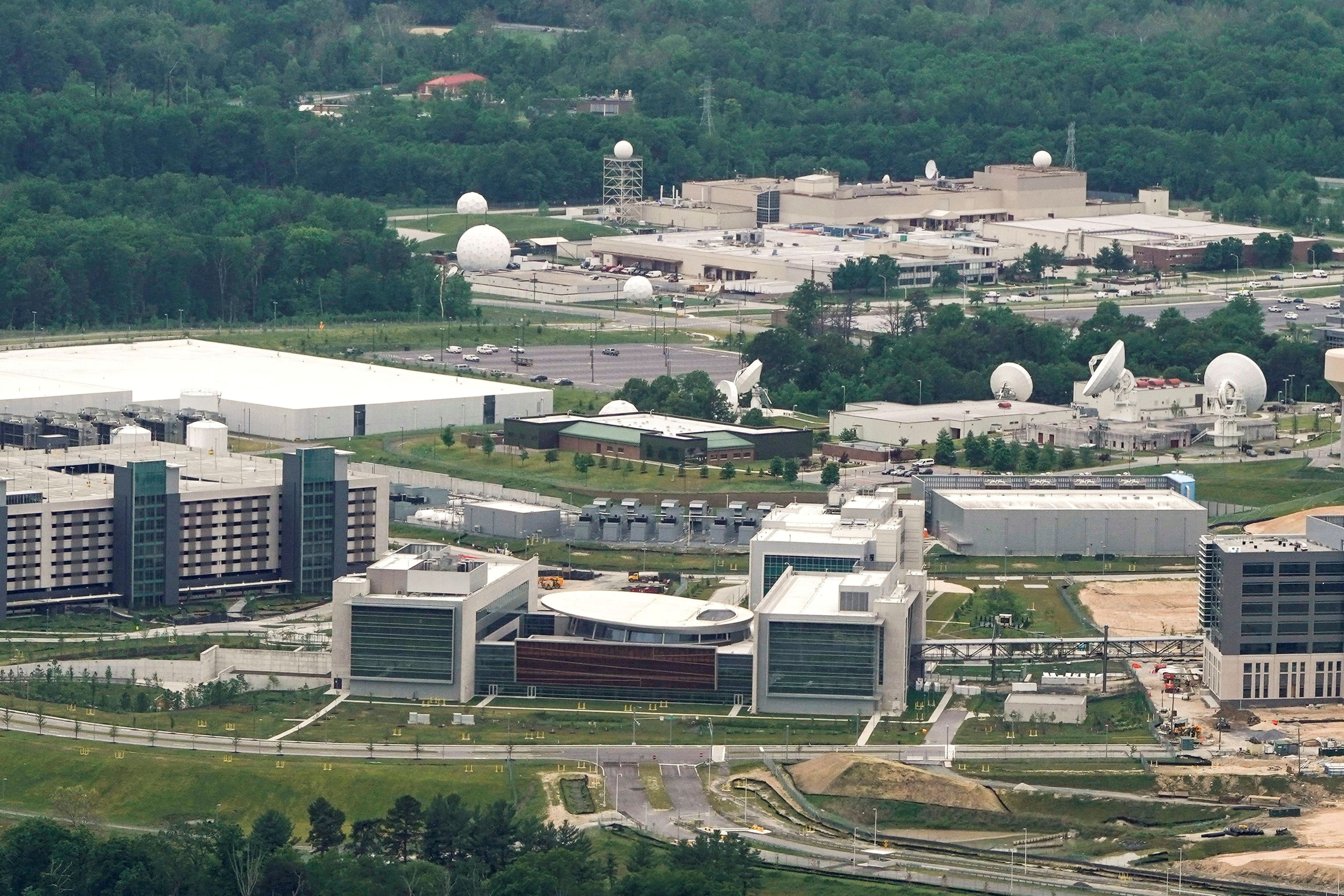 FILE PHOTO: The USCYBERCOM building stands on the National Security Agency campus at Fort Meade, Maryland