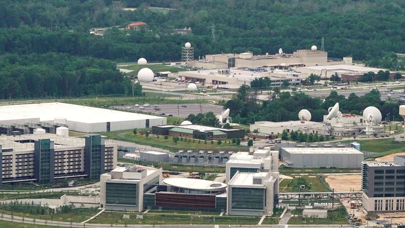 FILE PHOTO: The USCYBERCOM building stands on the National Security Agency campus at Fort Meade, Maryland