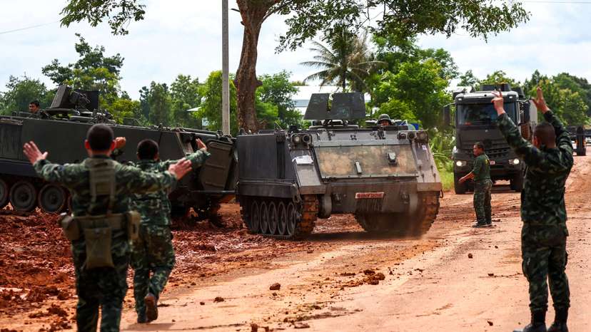 The Day after Thai, Cambodian leaders agreed to ceasefire and ahead of military negotiations
