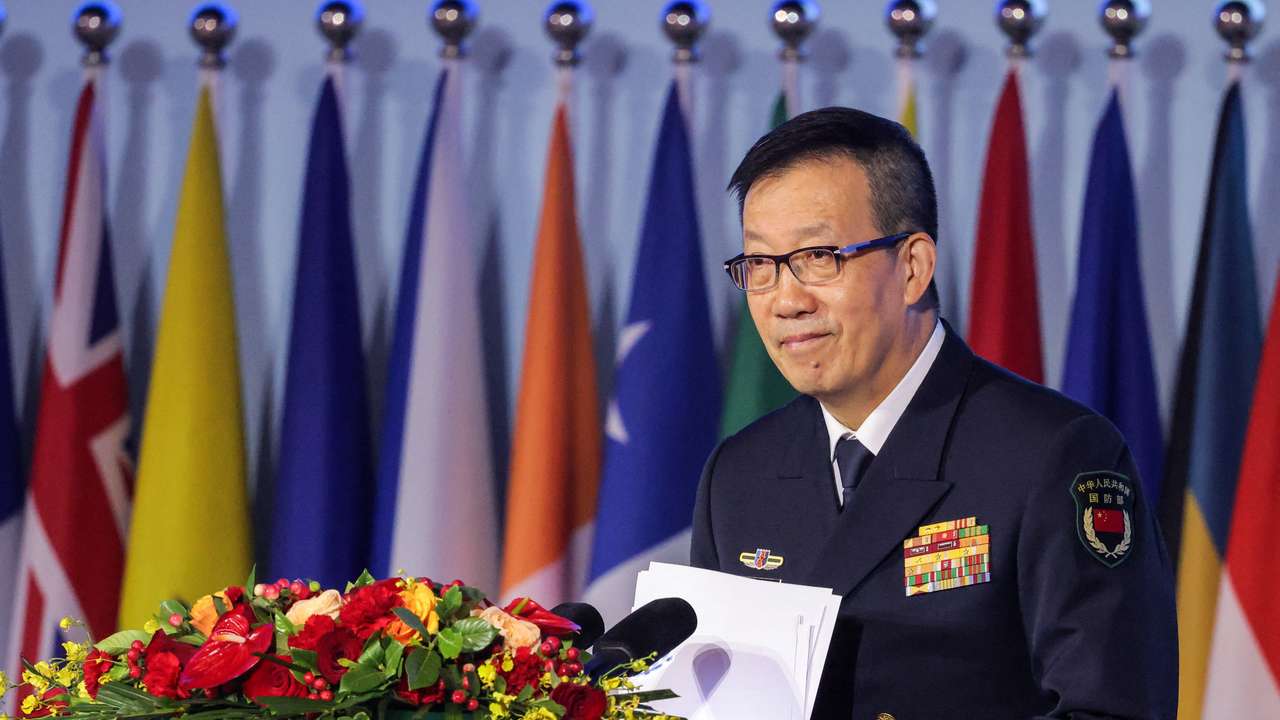 Chinese Defence Minister Dong Jun attends Beijing Xiangshan Forum in Beijing