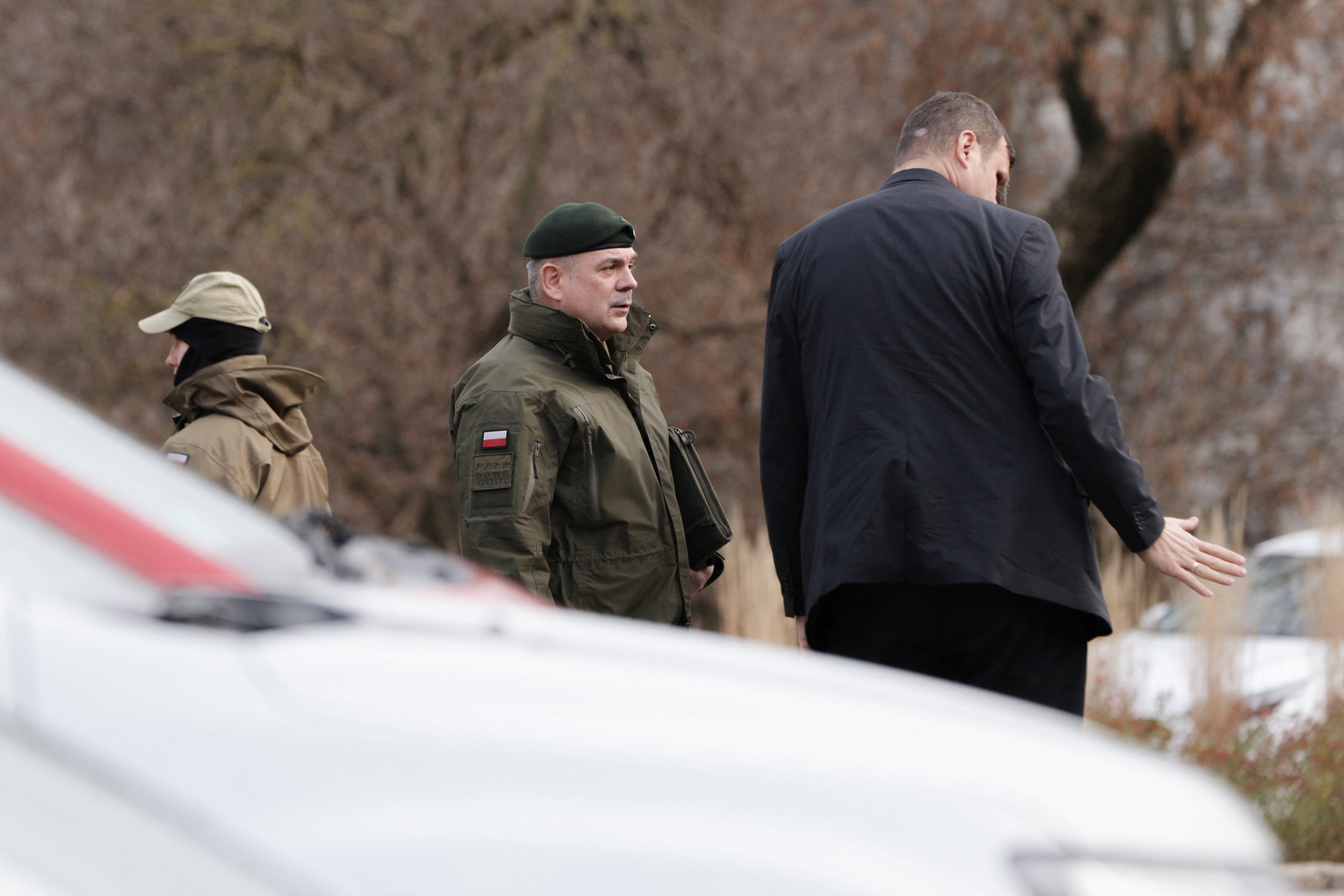 National Security Council meeting in Warsaw after unidentified aerial object entered Polish airspace.