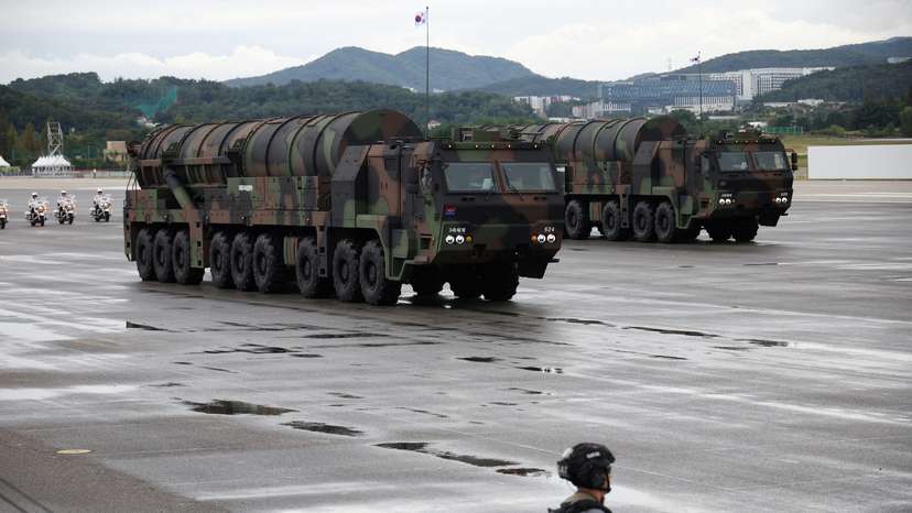 FILE PHOTO: 76th anniversary of Korea Armed Forces Day