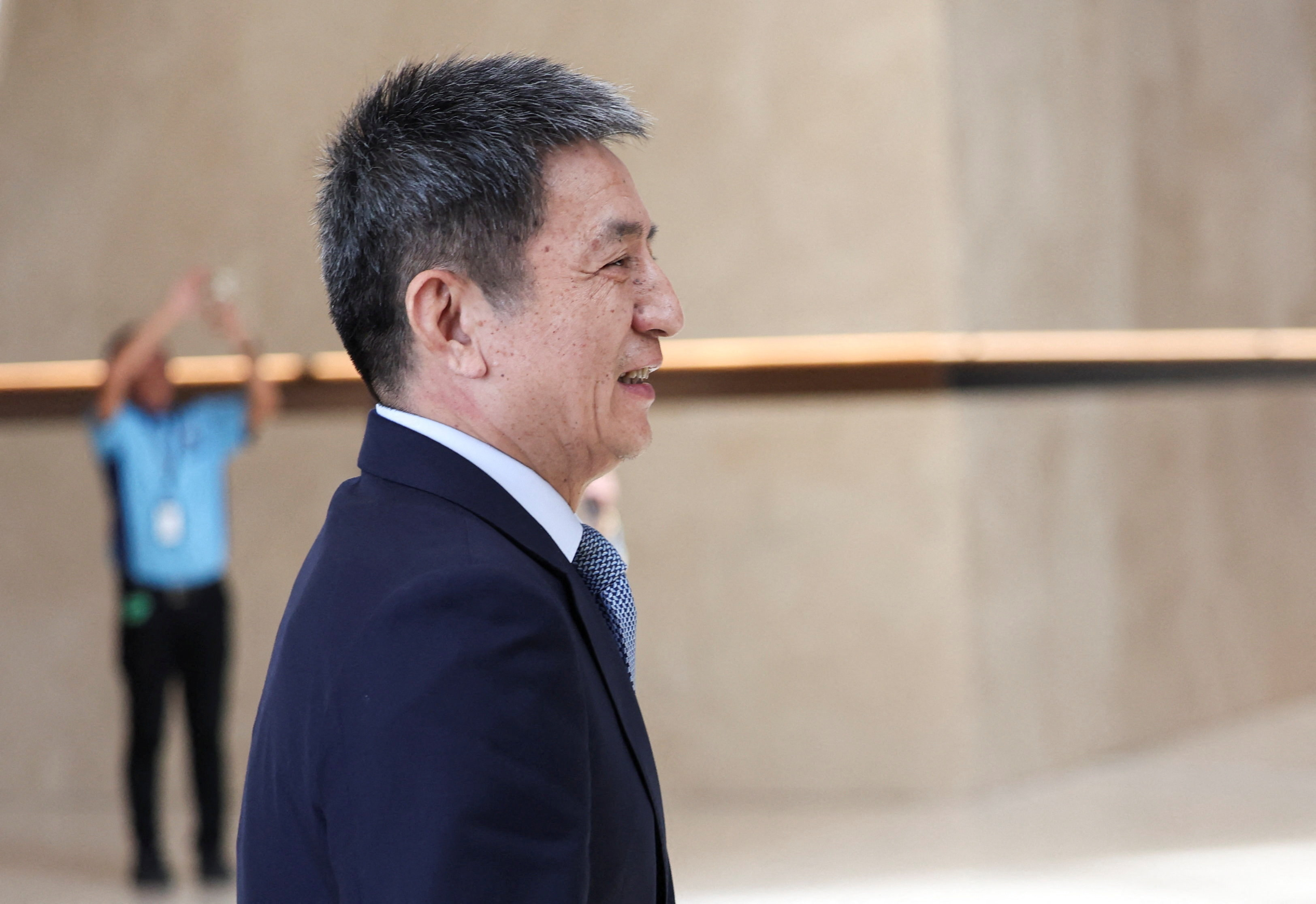 China's top trade negotiator Li Chenggang attends the US-China trade talks in Kuala Lumpur