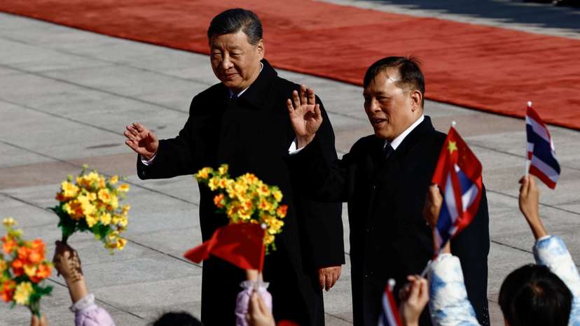 Welcoming ceremony for Thailand's King Maha Vajiralongkorn in Beijing