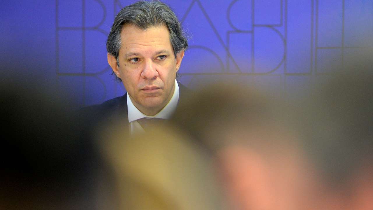 Brazil's Finance Minister Fernando Haddad attends a meeting at the Planalto Palace in Brasilia